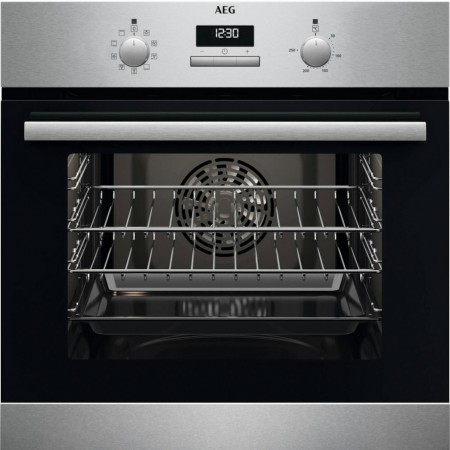 AEG BCX23101EM 59.4cm Built In Electric Single Oven - Stainless