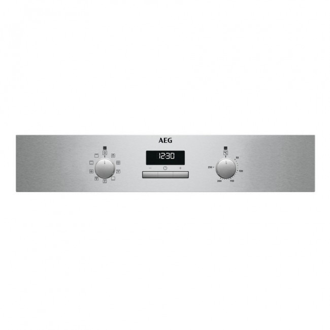 AEG BCX23101EM 59.4cm Built In Electric Single Oven - Stainless