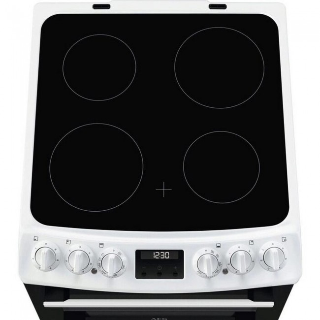 AEG CCX1530ACW 55cm Double Oven Electric Cooker with Ceramic Hob - White AEG CCX1530ACW 55cm Double Oven Electric Cooker with Ceramic Hob - White