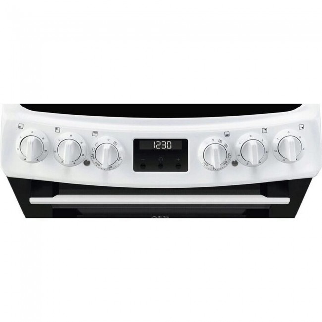 AEG CCX1530ACW 55cm Double Oven Electric Cooker with Ceramic Hob - White AEG CCX1530ACW 55cm Double Oven Electric Cooker with Ceramic Hob - White