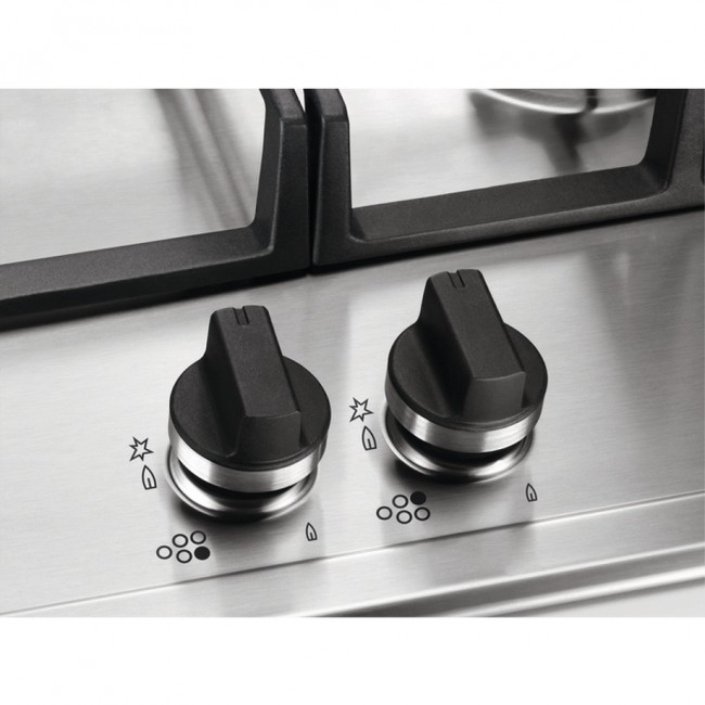 AEG HGB75420YM 75cm Gas Hob - Stainless Steel