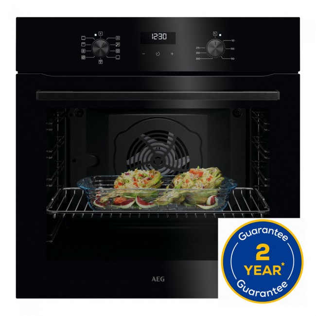 AEG OU5AB20XK 59.6cm Built In Electric Single Oven - Black