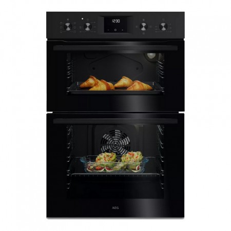 AEG OU5NP20B 59.4cm Double Built In Oven - Black
