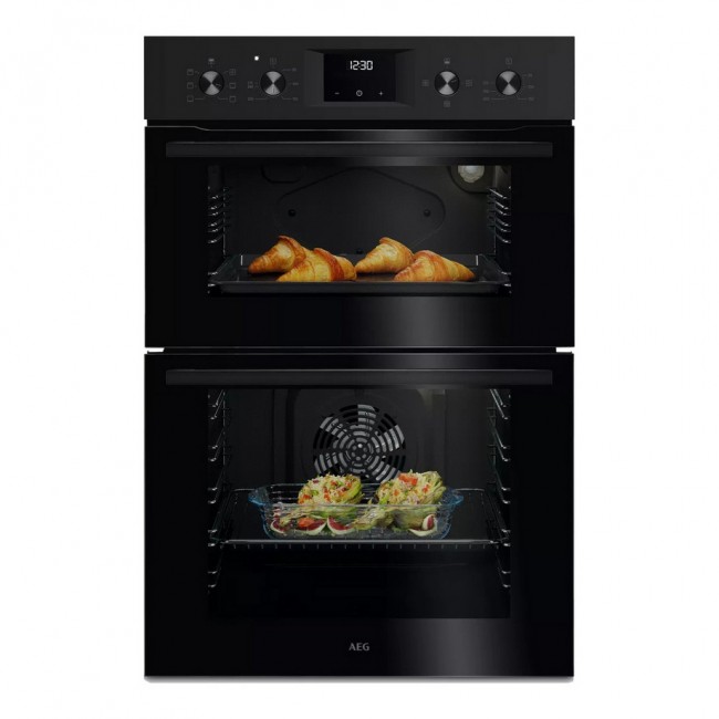 AEG OU5NP20B 59.4cm Double Built In Oven - Black