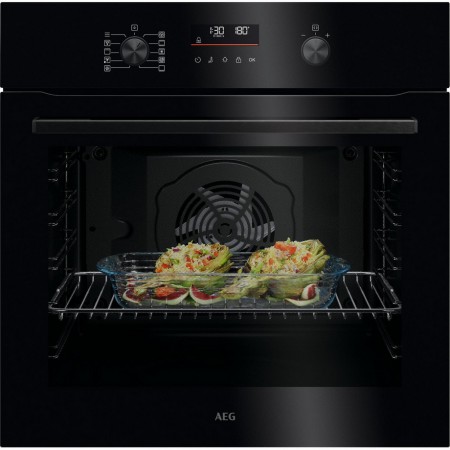 AEG OU5PB40XK 59.6cm Built In Electric Single Oven - Black