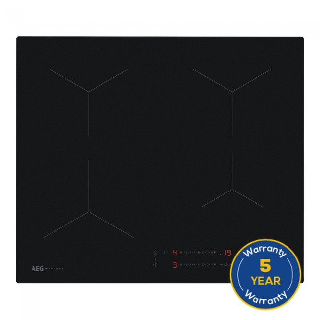 AEG Exclusiv Line SO64IA0BIT 58cm Induction Hob - Black