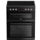 Beko EDC634K 60cm Double Oven Electric Cooker with Ceramic Hob - Black