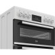 Beko EDC6731W 60cm Double Oven Electric Cooker with Vitroceramic Hob - White Beko EDC6731W 60cm Double Oven Electric Cooker with Vitroceramic Hob - White