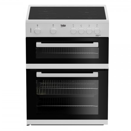 Beko ETC611W 60cm Electric Cooker with Ceramic Hob - White