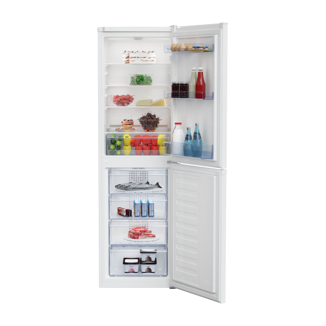 Beko CCFM3582W Frost Free Fridge Freezer - White - A+ Beko CCFM3582W Frost Free Fridge Freezer - White - A+