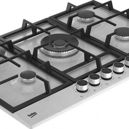 Beko CIHYG32SXE 75cm Gas Hob - Stainless Steel