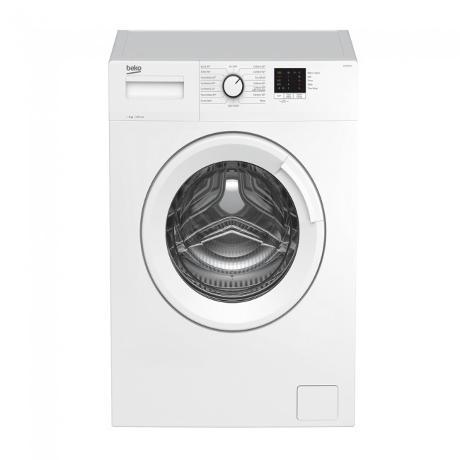 Beko WTK62041W 6kg 1200 Spin Washing Machine with Quick Programme 