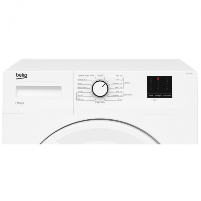 Beko DTBC10001W 10kg Condenser Tumble Dryer with Sensor Programmes - White