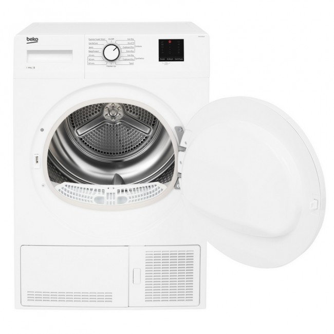 Beko DTBC10001W 10kg Condenser Tumble Dryer with Sensor Programmes - White