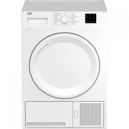 Beko DTKCE80021W 8kg Condenser Tumble Dryer with Sensor Programmes - White