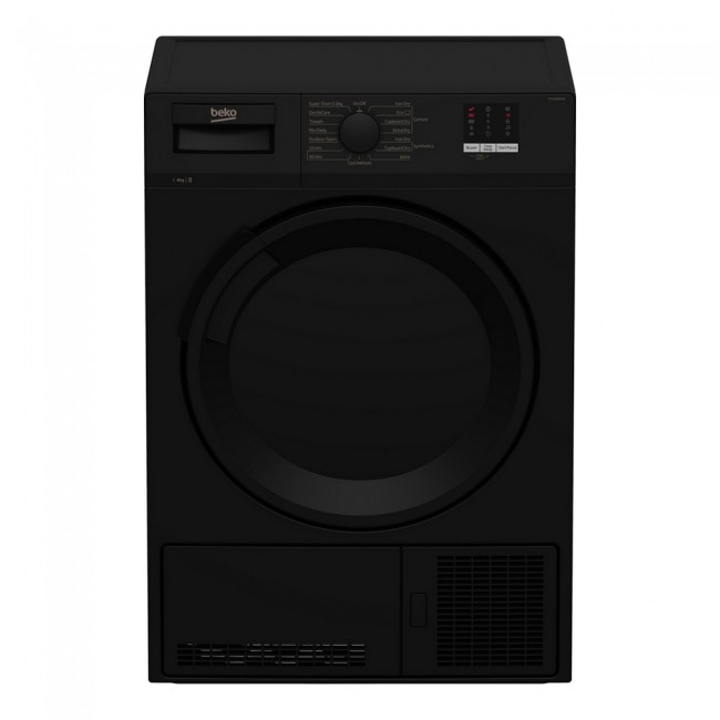Beko DTLCE80051B 8kg Condenser Tumble Dryer with Sensor Programmes - Black