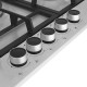 Beko HIAW75225SXE 75cm Gas Hob with Front Knob Controls - Stainless Steel