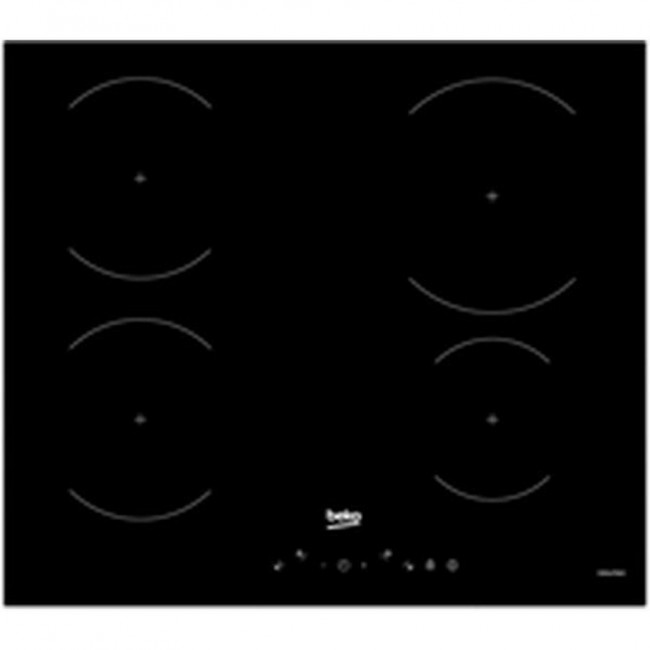 Beko HIIP64430QT 60cm Induction Hob with Touch Controls - Black