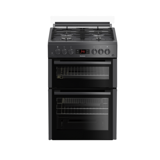 Blomberg GGN65N 60cm Double Oven Gas Cooker with Gas Hob - Anthracite ++3 Year Warranty++