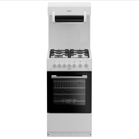Blomberg GGS9151W 50cm Single oven Gas Cooker with Eye Level Grill - White GGS9151W ++3 Year Warranty++
