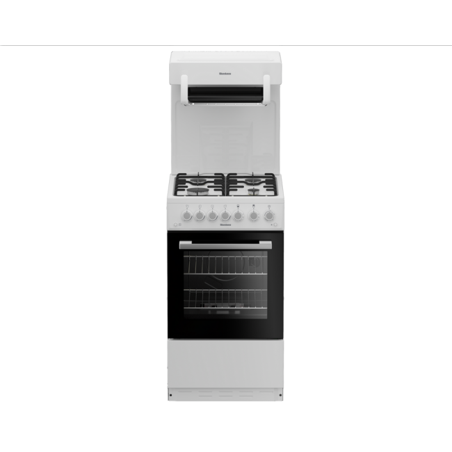 Blomberg GGS9151W 50cm Single oven Gas Cooker with Eye Level Grill - White GGS9151W ++3 Year Warranty++