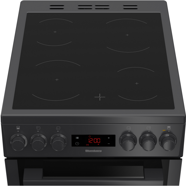 Blomberg HKS951N 50cm Double Oven  Cooker - Anthracite-3 Yr warranty