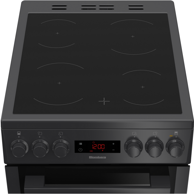 Blomberg HKS951N 50cm Double Oven Cooker - Anthracite-3 Yr warranty Blomberg HKS951N 50cm Double Oven Cooker - Anthracite-3 Yr warranty