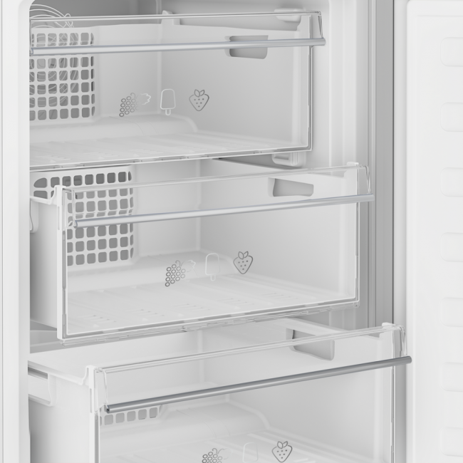 Blomberg KGM4553PS Frost Free Fridge Freezer - Stainless Steel - A+--3 Year Warranty Blomberg KGM4553PS Frost Free Fridge Freezer - Stainless Steel - A+--3 Year Warranty