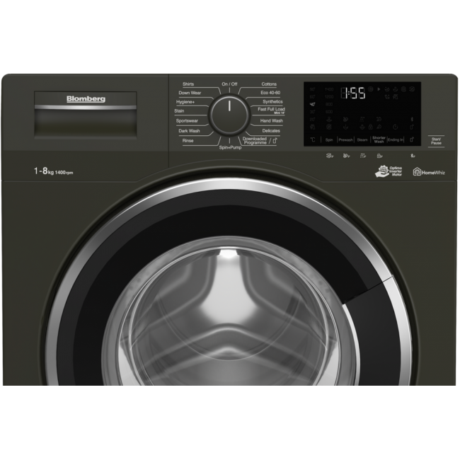 Blomberg LWF184620G 8kg 1400 Spin Washing Machine - Graphite--3YR WARRANTY Blomberg LWF184620G 8kg 1400 Spin Washing Machine - Graphite--3YR WARRANTY