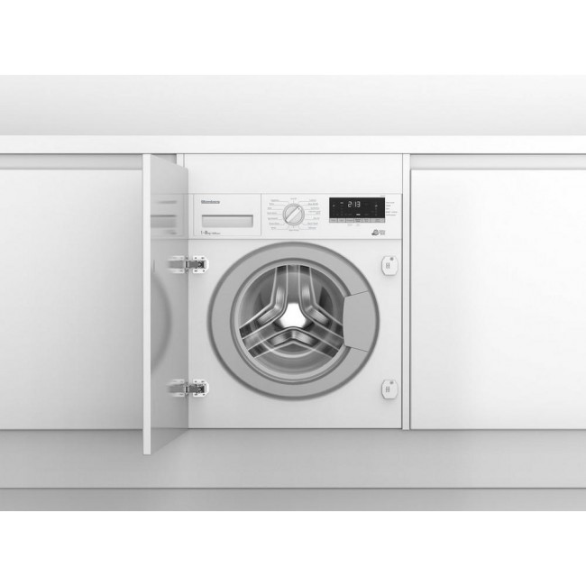 Blomberg LWI284410 8kg 1400 Spin Built In Washing Machine - White - A+++ 5 Year Warranty