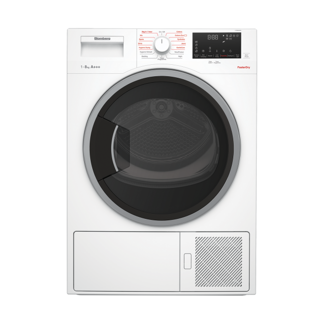 Blomberg LTH38420W 8kg Heat Pump Tumble Dryer--3 Yr Warranty Blomberg LTH38420W 8kg Heat Pump Tumble Dryer--3 Yr Warranty