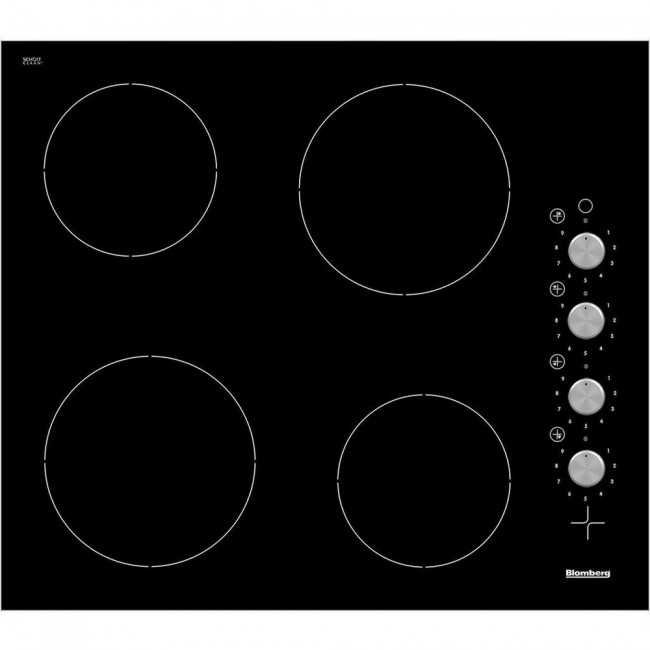 Blomberg MKN24001 60cm Ceramic Hob - Black-  5 year Warranty