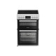 Blomberg HKRN651W 60cm Double Oven Electric Cooker with Vitroceramic Hob - White