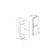 Blomberg KNE4564EVI VitaminCare+ 54cm 50/50 Integrated Frost Free Fridge Freezer