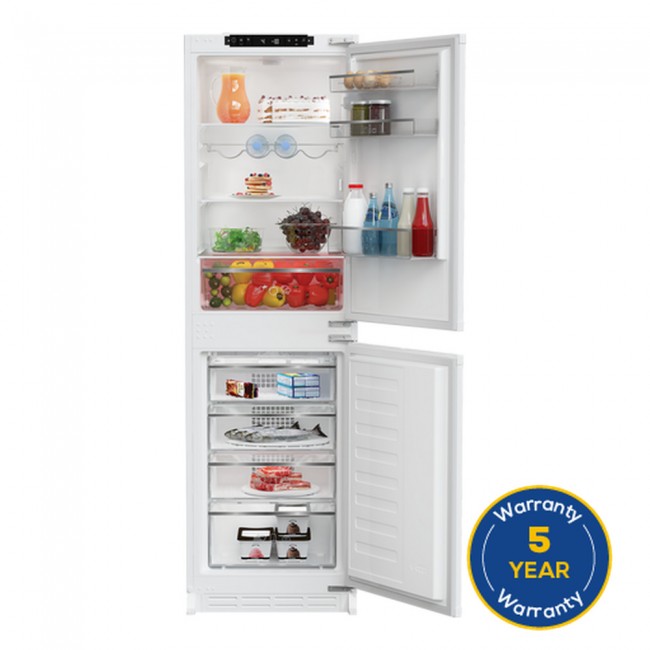 Blomberg KNE4564EVI VitaminCare+ 54cm 50/50 Integrated Frost Free Fridge Freezer