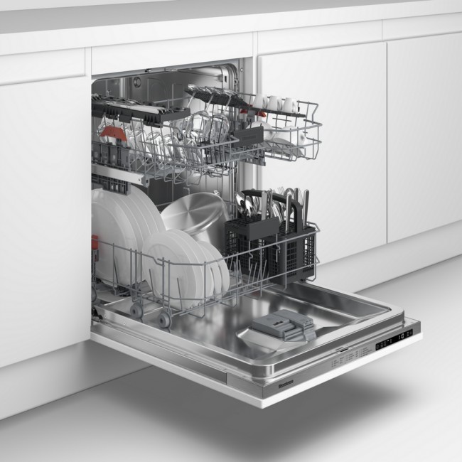 Blomberg LDV42420 Integrated Full Size Dishwasher with SuperGloss - Fixed Hinge - 14 Place Settings