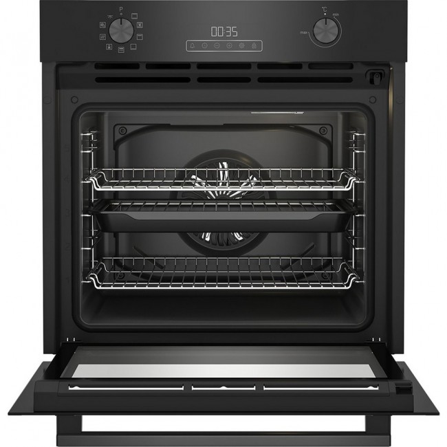 Blomberg AeroChef ROEN8232BP 60cm Built In Electric Single Oven - Black