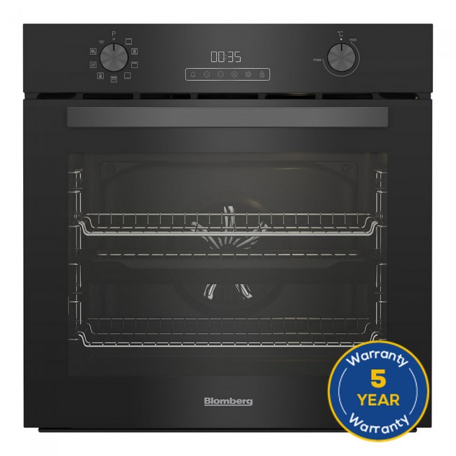 Blomberg AeroChef ROEN8232BP 60cm Built In Electric Single Oven - Black