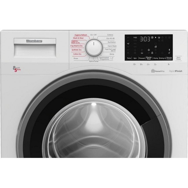Blomberg LRF1854311W 8kg/5kg 1400 Spin Washer Dryer - White Blomberg LRF1854311W 8kg/5kg 1400 Spin Washer Dryer - White