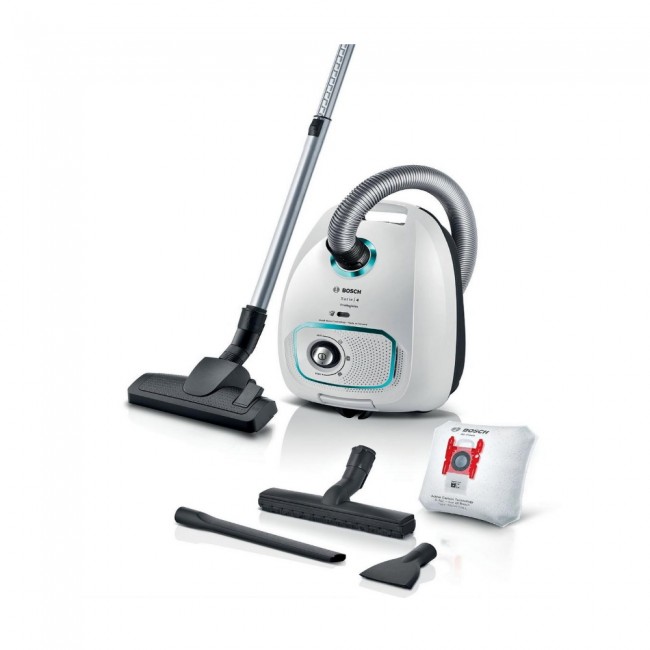 Bosch BGBS4HYGGB Serie 4 ProHygienic 600W 4.5kg Cylinder Vacuum Cleaner - White Bosch BGBS4HYGGB Serie 4 ProHygienic 600W 4.5kg Cylinder Vacuum Cleaner - White
