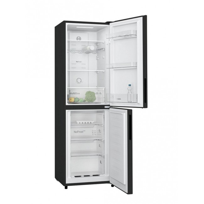 Bosch KGN27NBFAG 55cm Frost Free Fridge Freezer - Black Bosch KGN27NBFAG 55cm Frost Free Fridge Freezer - Black