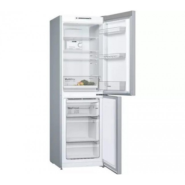 Bosch KGN34NLEAG 60cm 50/50 No Frost Fridge Freezer - Silver--5YR WARRANTY