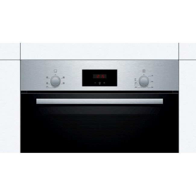 Bosch HHF113BR0B Built In Electric Single Oven - Stainless Steel-2 Year Warranty