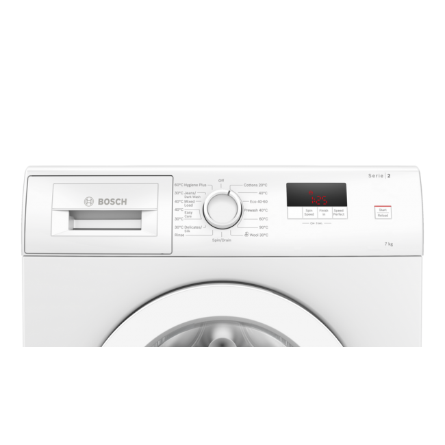 Bosch WAJ28001GB 7kg 1400 Spin Washing Machine - White Bosch WAJ28001GB 7kg 1400 Spin Washing Machine - White
