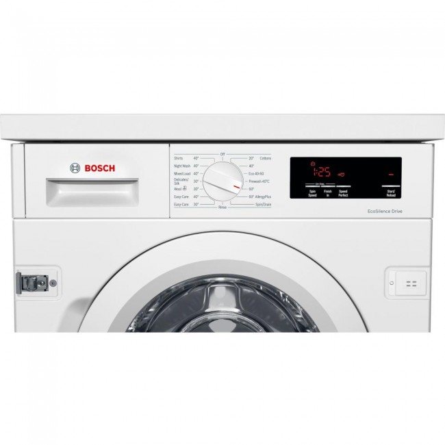 Bosch WIW28301GB Integrated 8kg 1400 Spin Washing Machine - White - A+++ 2 year Warranty