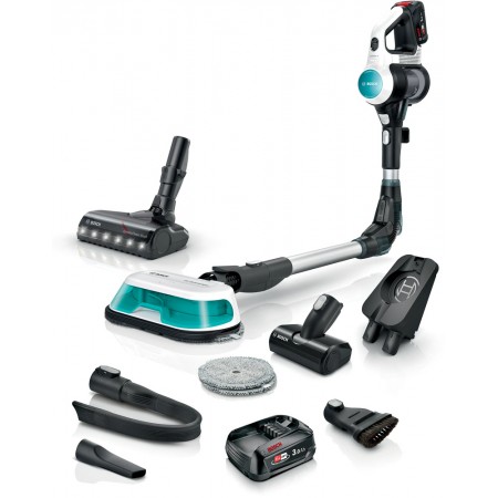 Cordless 2 in 1 Vacuum and Mop Unlimited 7 Aqua White