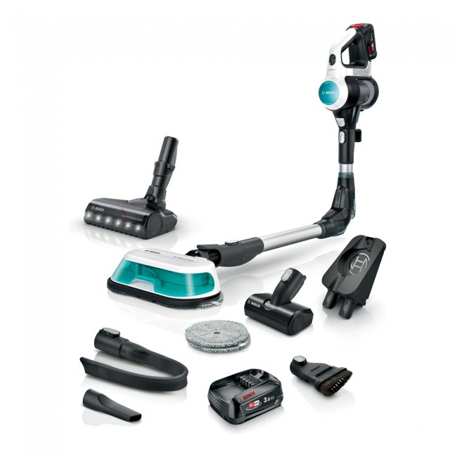 Cordless 2 in 1 Vacuum and Mop Unlimited 7 Aqua White