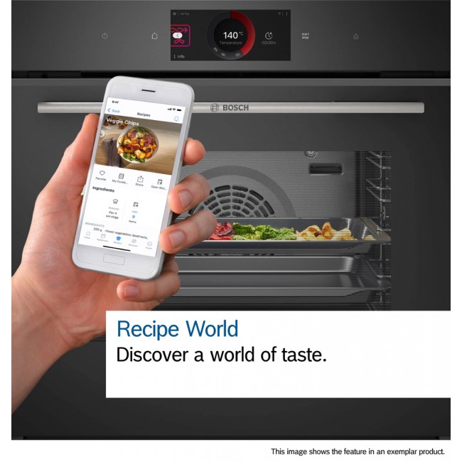 Series 8 Built-in oven 60 x 60 cm Black