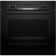 Series 4 Built-in oven with added steam function 60 x 60 cm Black