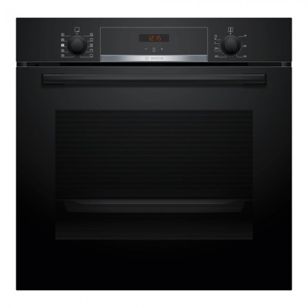 Series 4 Built-in oven with added steam function 60 x 60 cm Black